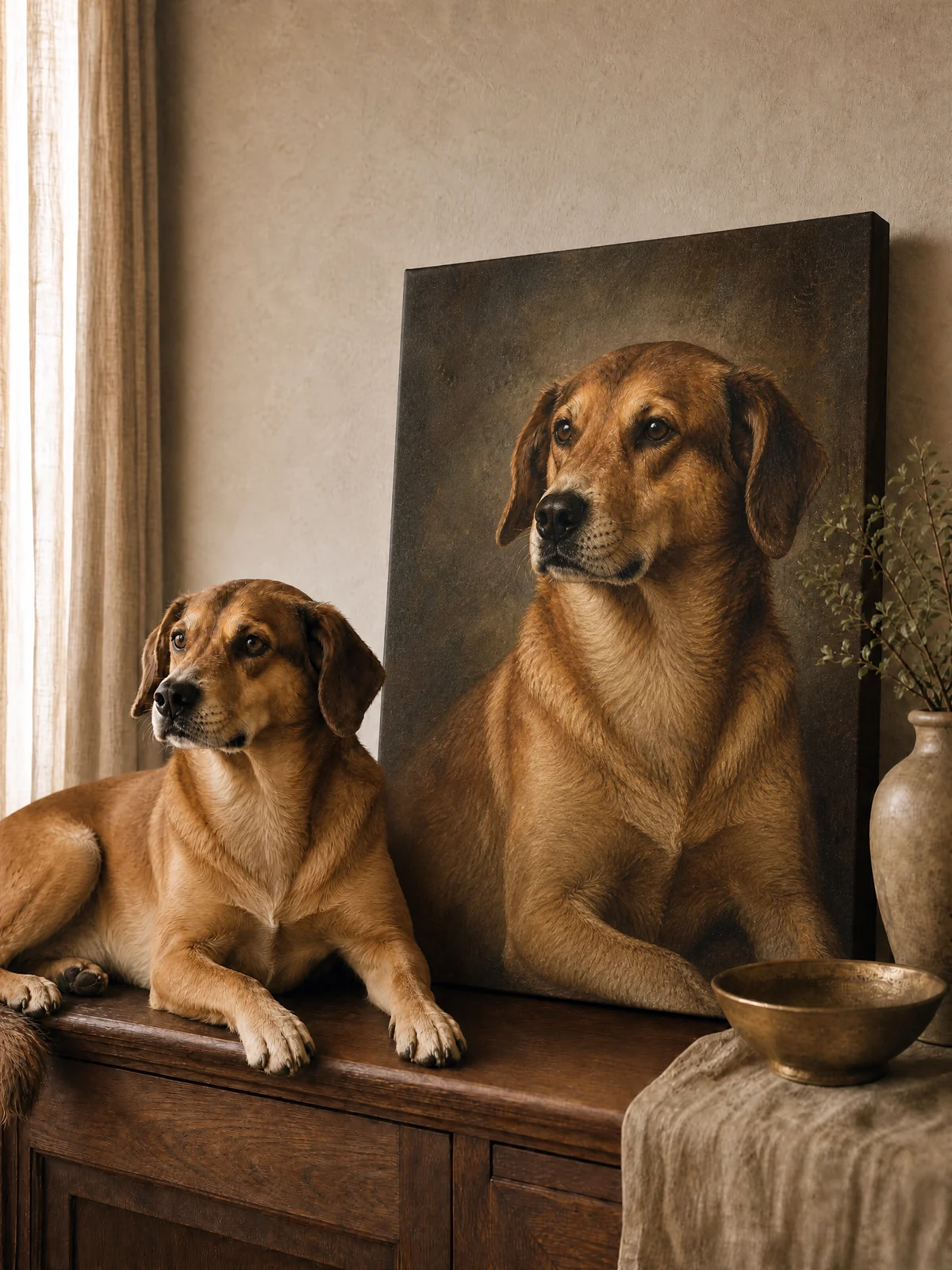 Custom Pet Portrait Canvas - image 1