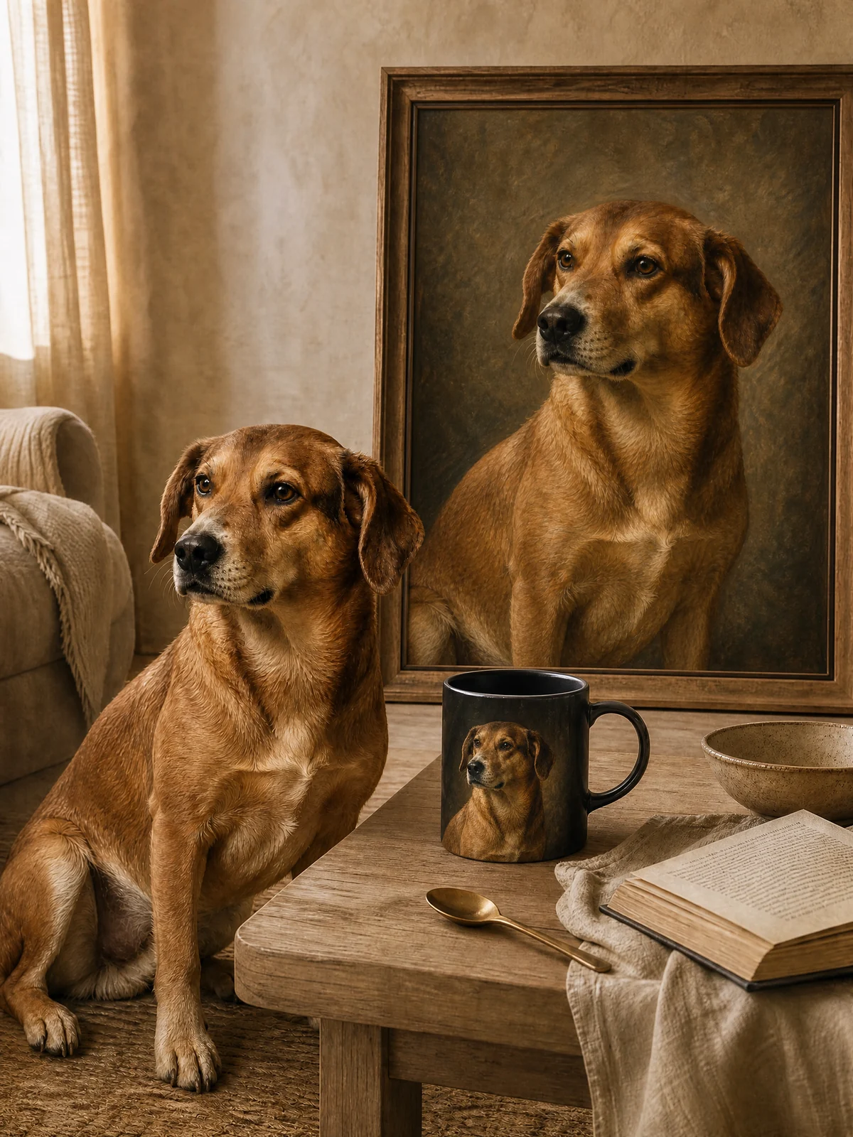 Custom Pet Portrait Mug - image 1