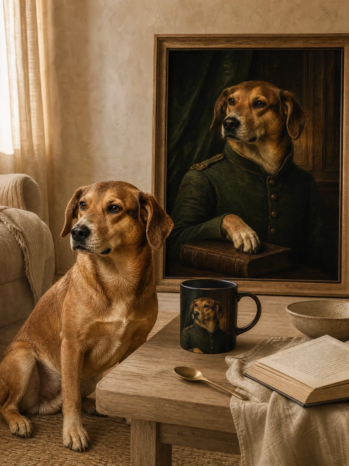 Custom Royal Pet Portrait – Mug - image 1