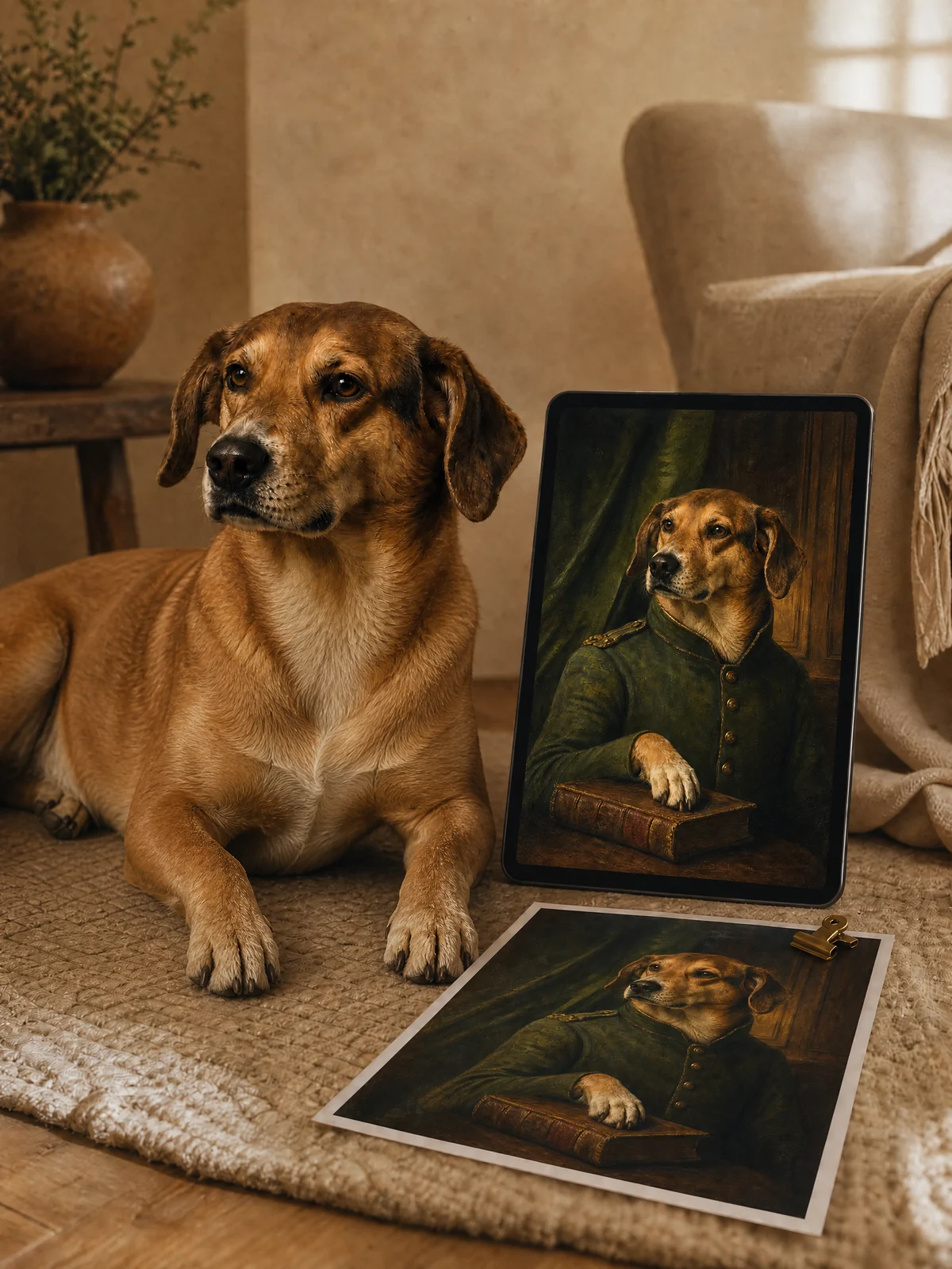 Custom Royal Pet Portrait - image 1