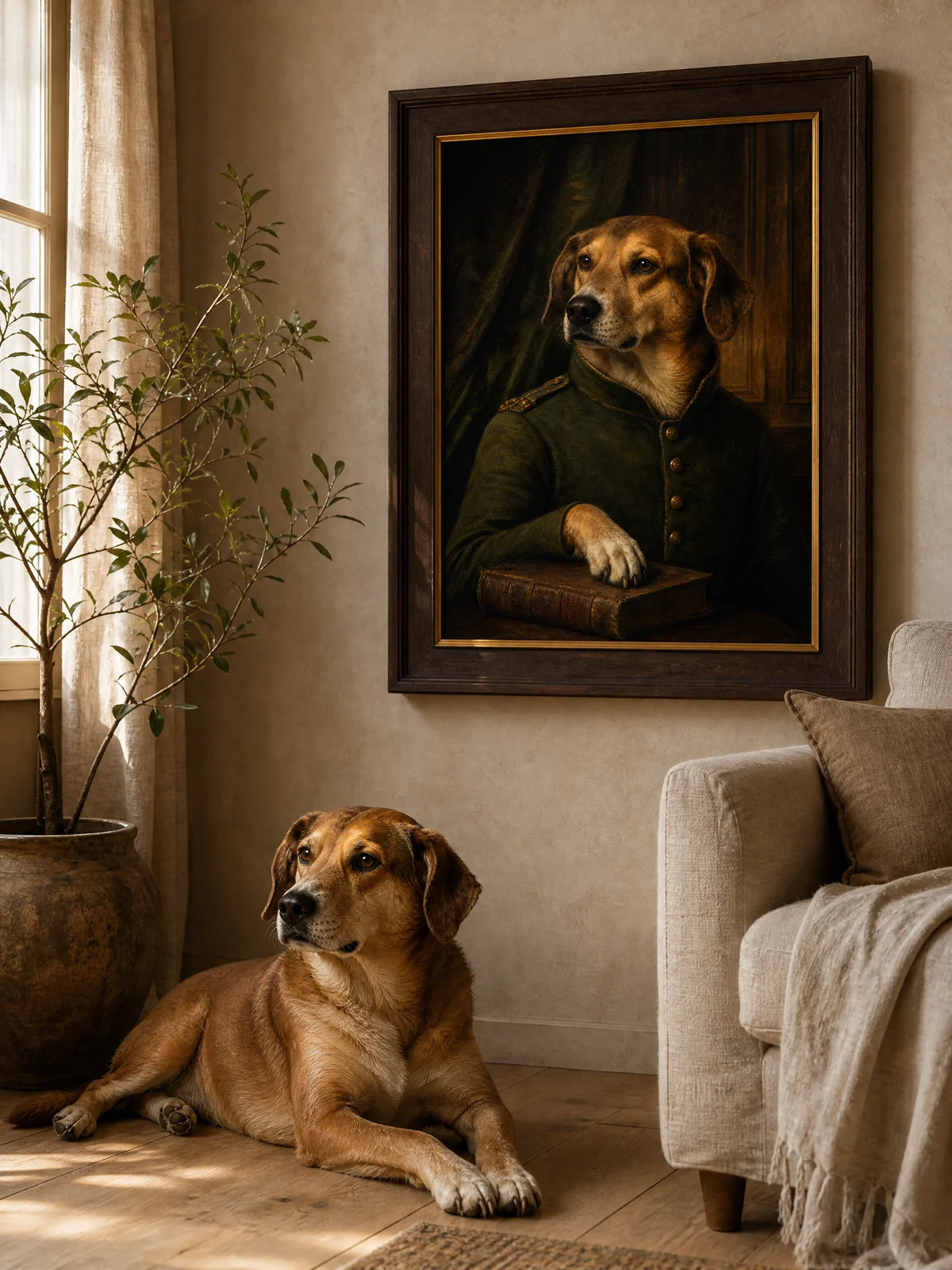 Custom Royal Pet Portrait - thumbnail 3